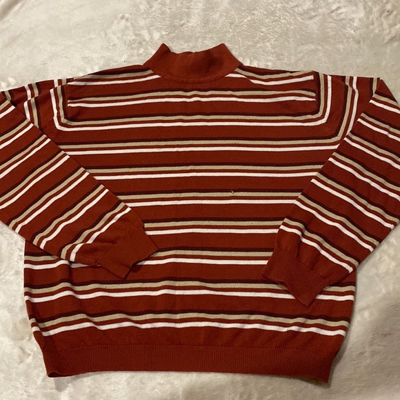 Erika&Co. striped red 90s style sweater - Picture 1 of 4